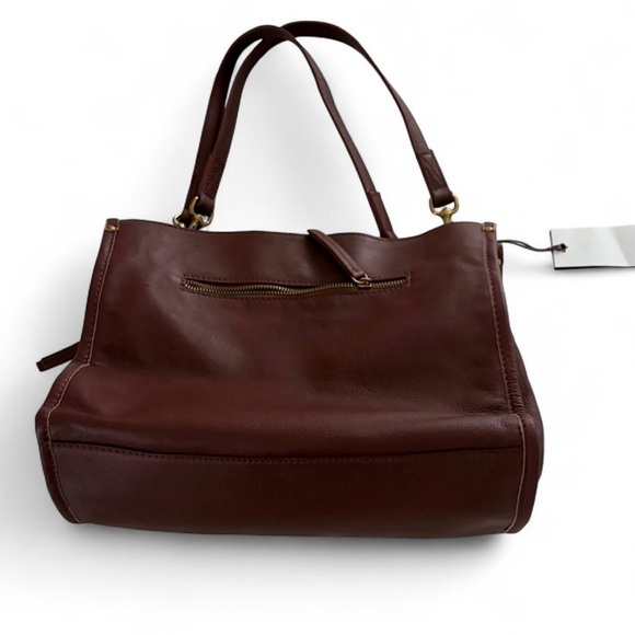 Chic Brown Leather Shoulder Bag - Picture 3 of 6